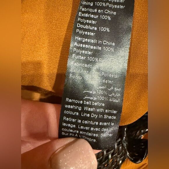 City Chic Women's Plus Size Precious Pleat Dress, Caramel NWT - Picture 7 of 7